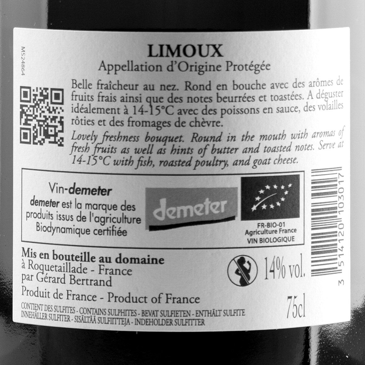 Gerard Bertrand Domaine de l\'Aigle Limoux Chardonnay AOC