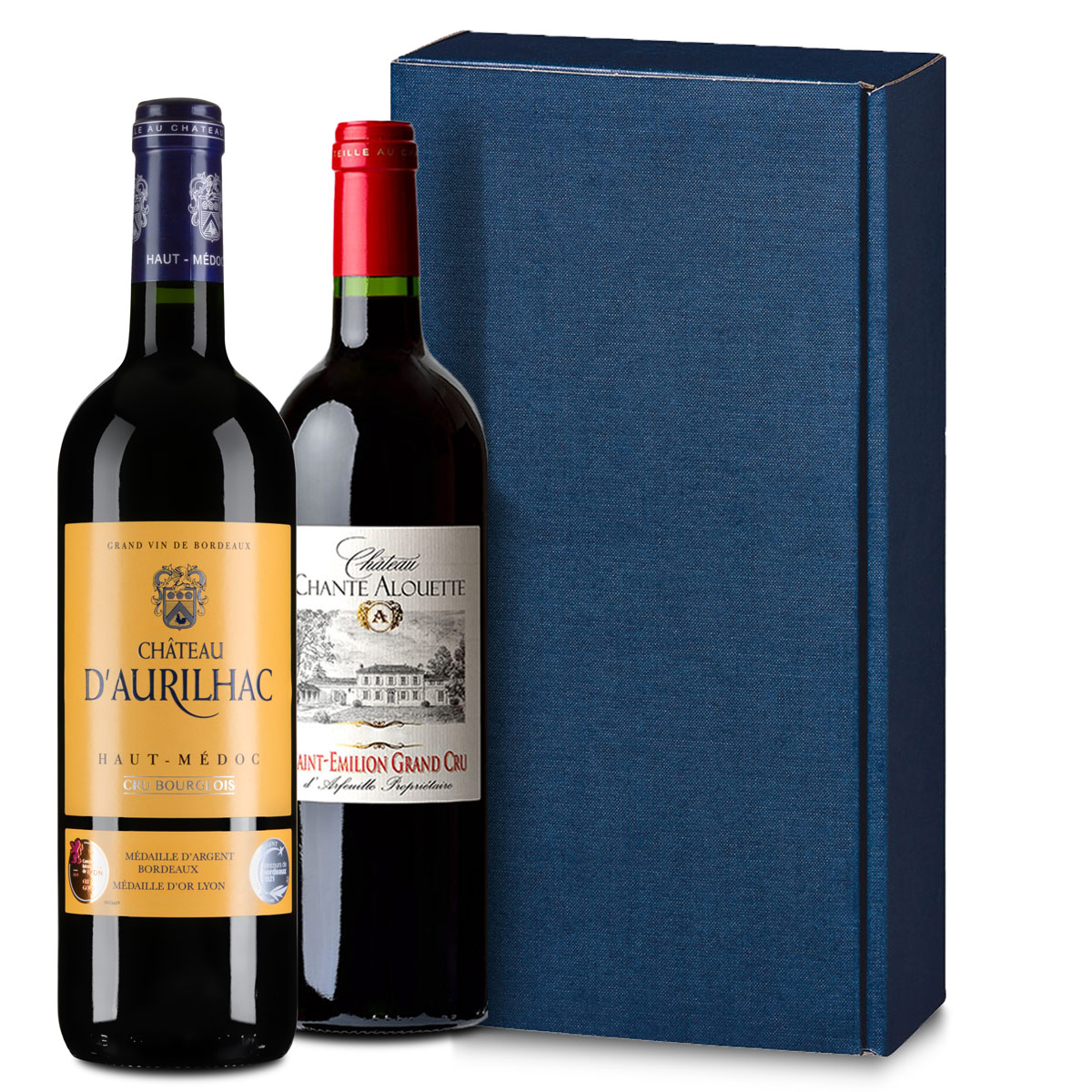 2er Wein-Geschenkbox Bordeaux