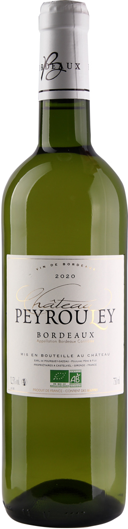 Château Peyrouley Bordeaux Bio Blanc AOC 2020 Château Peyrouley Bordeaux Bio Blanc AOC 2020