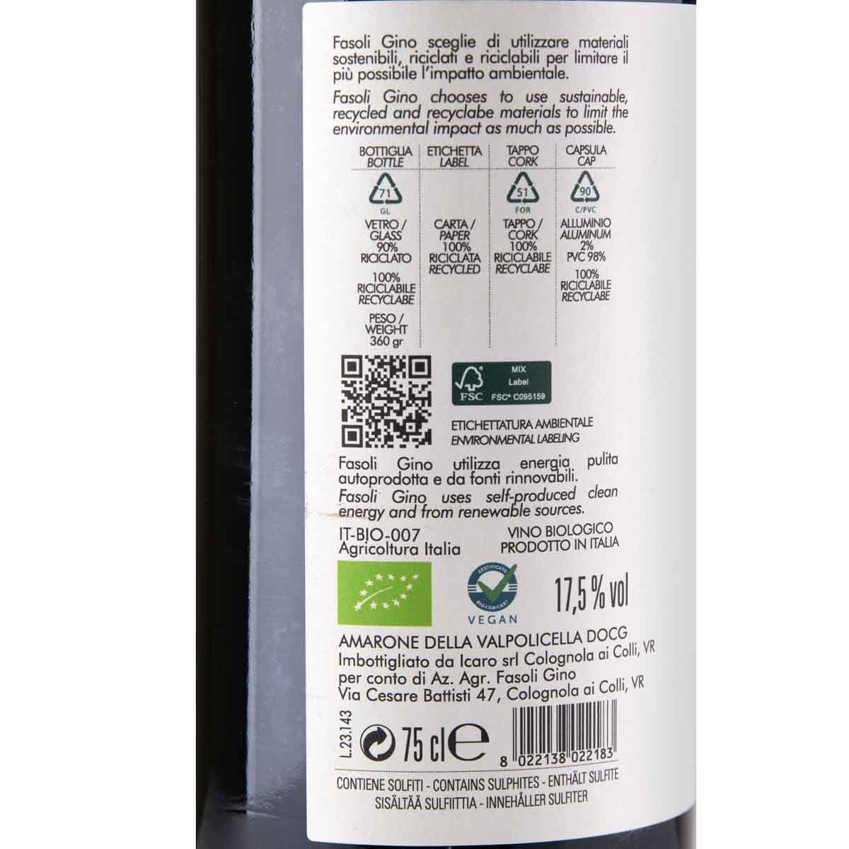 Fasoli Gino La Corte del Pozzo Amarone della Valpolicella DOCG