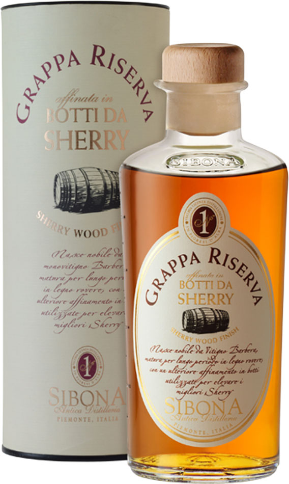 Sibona Grappa Riserva Botti da Sherry 0,5 l Sibona Grappa Riserva Botti da Sherry 0,5 l