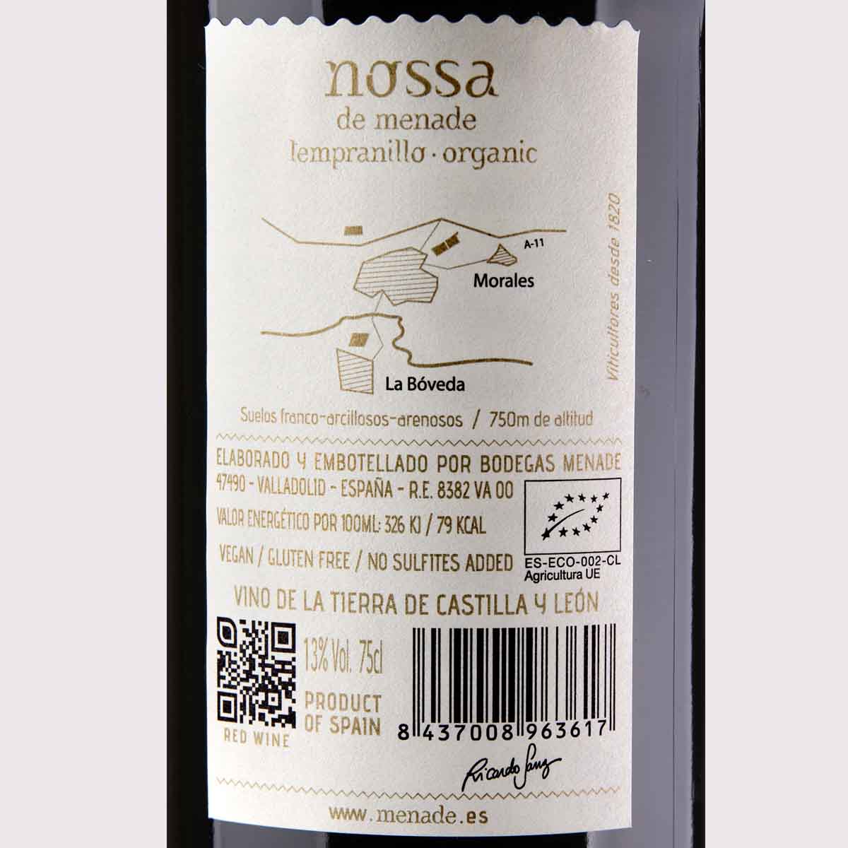 Menade Nossa Tempranillo Sulfitarm