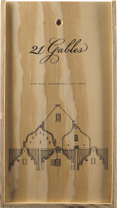 Spier 21 Gables Geschenkset in Holzkiste „Typisch Südafrika\"