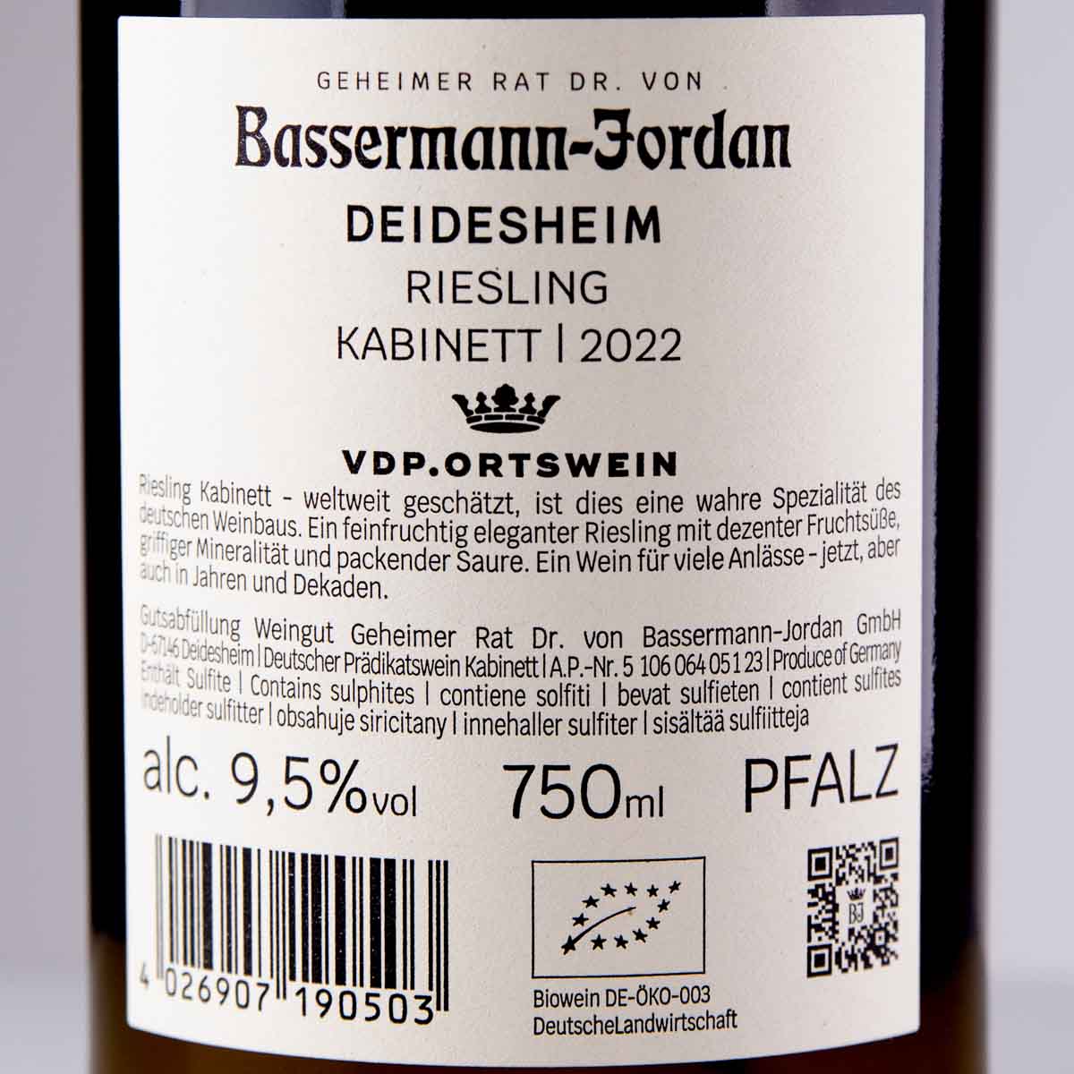 Bassermann-Jordan Deidesheim Riesling Kabinett