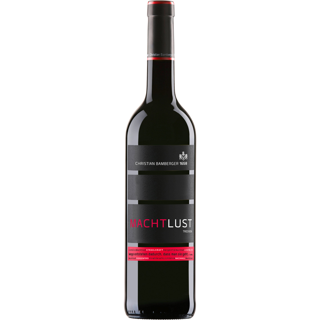 Christian Bamberger Machtlust Rot trocken