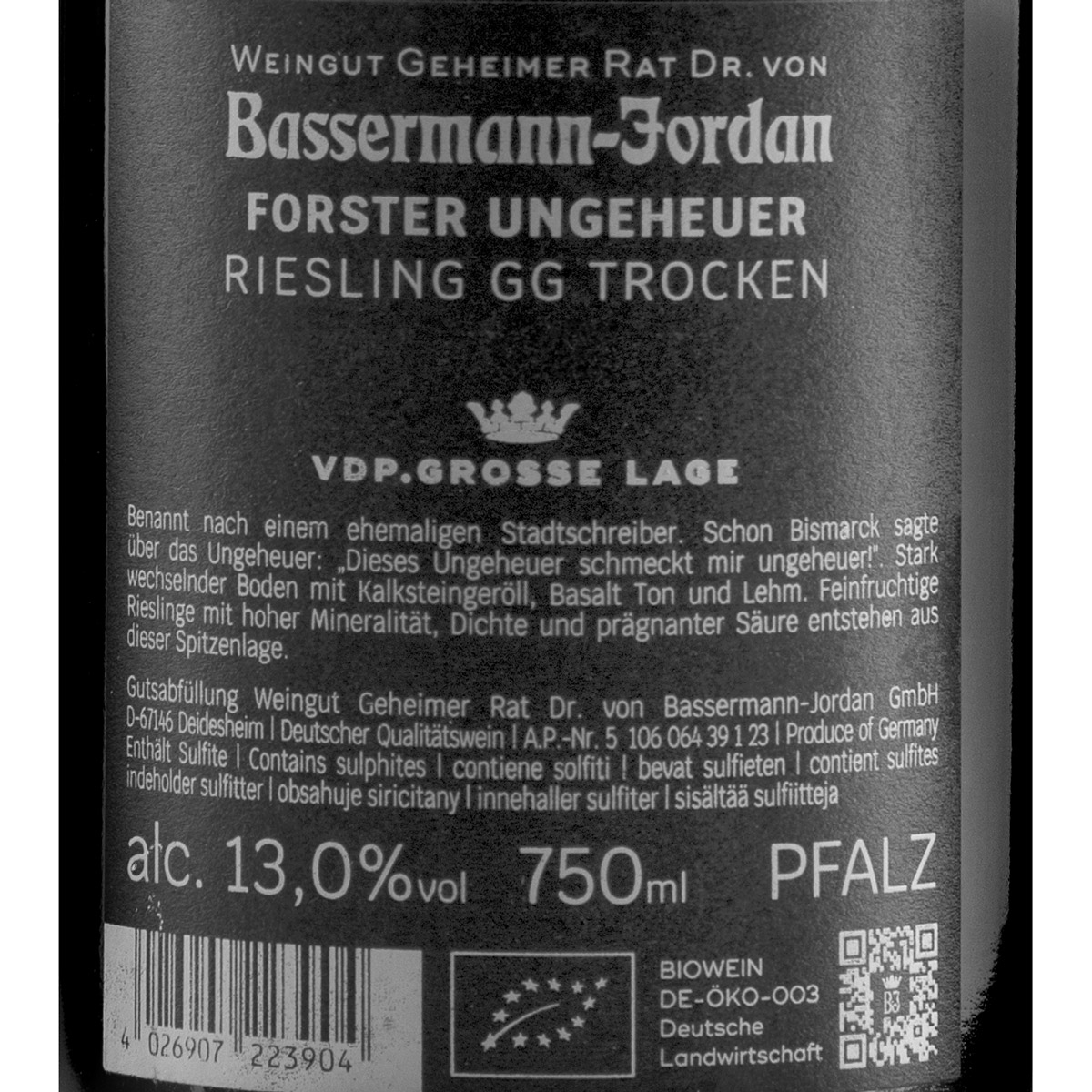 Bassermann-Jordan Ungeheuer Riesling GG trocken