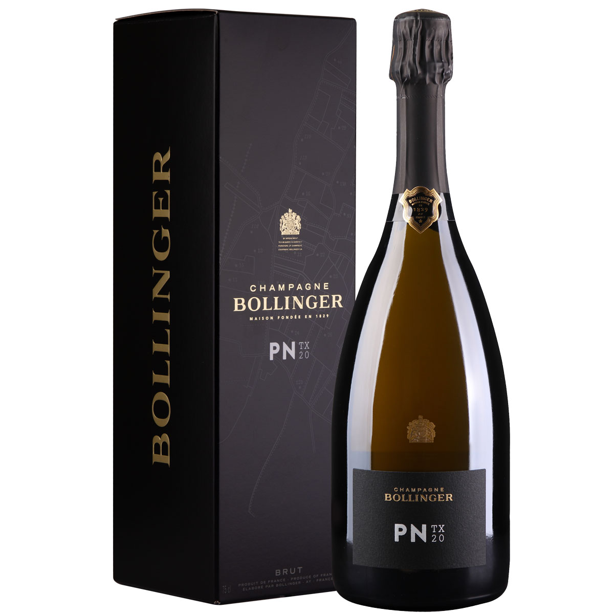 Champagne Bollinger PN TX 20 Blanc de No Brut in Geschenkbox
